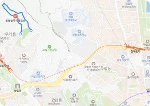 인왕산 경복궁역